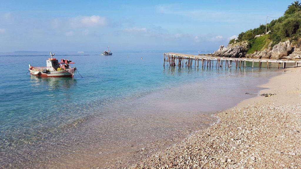 Krouzeri Beach Apartments Nisaki  Ngoại thất bức ảnh
